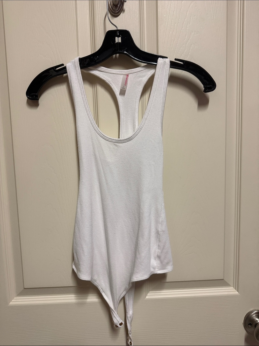 Commando White Racerback Bodysuit